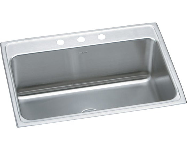 Elkay DLR3122123 - 18 Gauge Stainless Steel 31" x 22" x 11.625" Single Bowl Drop-in Kitchen Sink