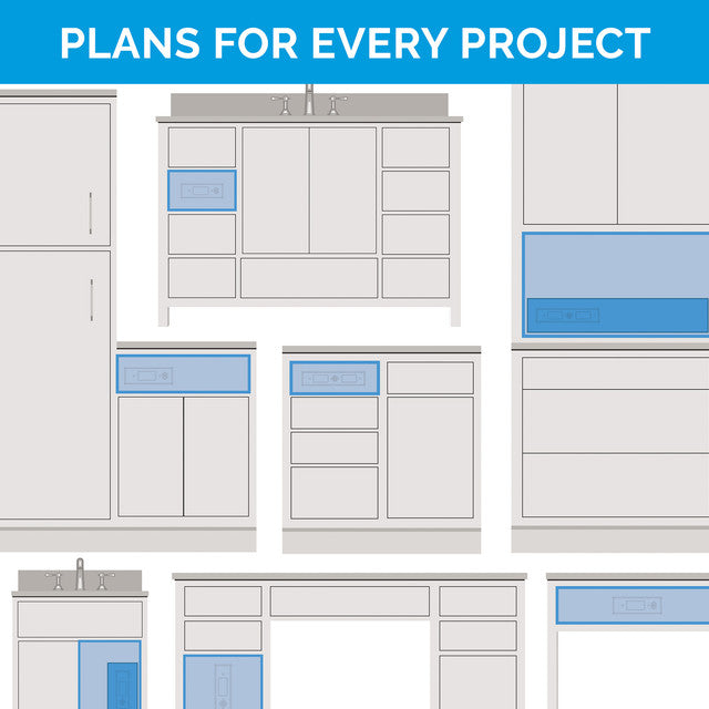 15 amp Blade Duo In Drawer Outlet