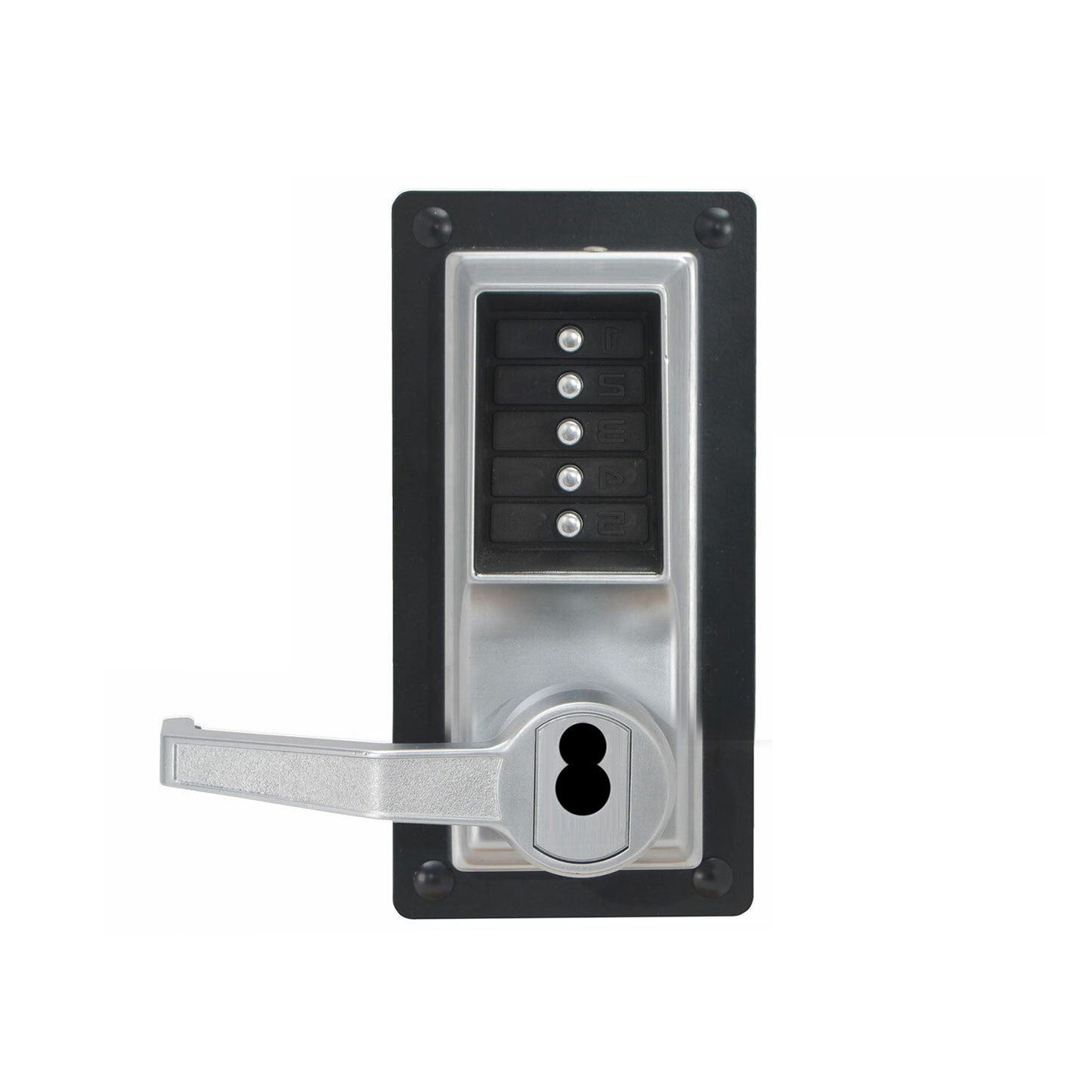 LP1000 Series Mechanical Pushbutton Exit Trim Lock - Schlage Prep - Less Cylinder