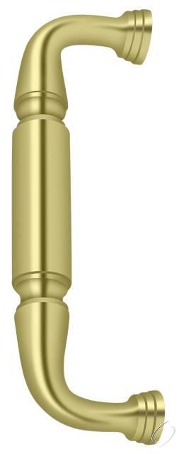 DP2574U3 Door Pull without Rosette; 8"; Bright Brass Finish