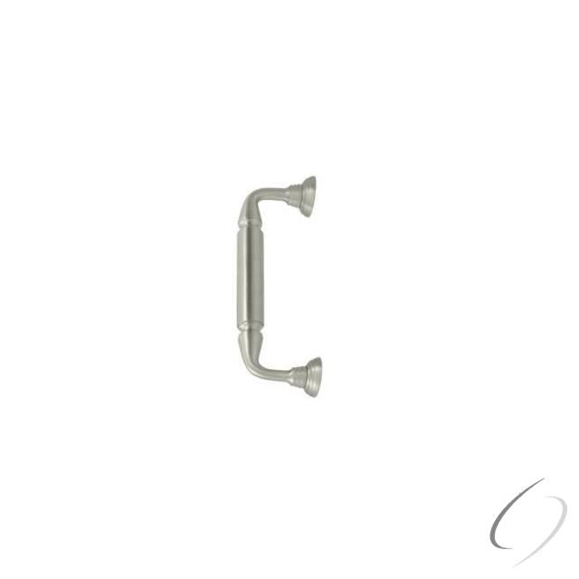 DP2578U15 Door Pull with Rosette; 10"; Satin Nickel Finish