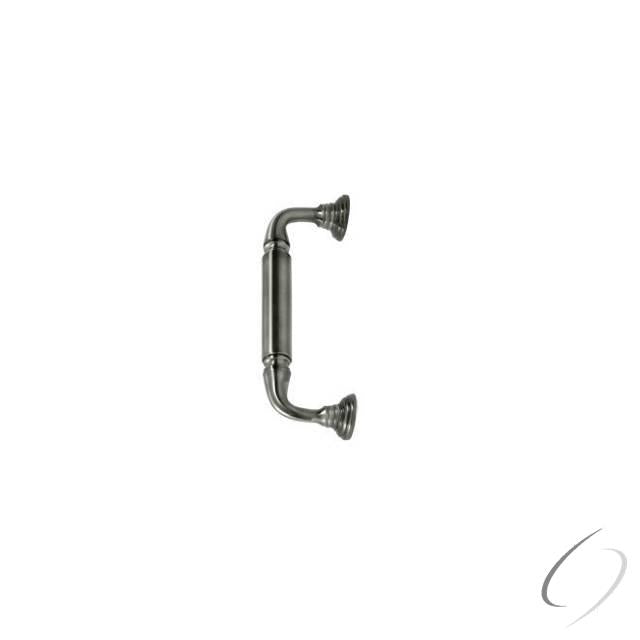 DP2578U15A Door Pull with Rosette; 10"; Antique Nickel Finish