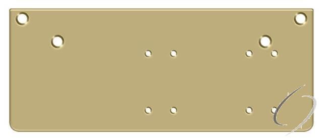 DP4041P-GOLD Drop Plate for DC40 - Parallel Arm Installation; Gold Finish