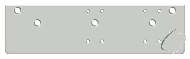 DP4041S-AL Drop Plate for DC40 - Standard Arm Installation; Aluminum Finish