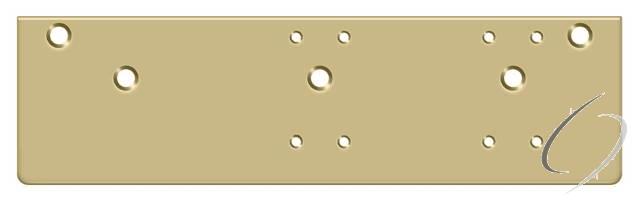 DP4041S-GOLD Drop Plate for DC40 - Standard Arm Installation; Gold Finish