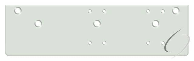 DP4041S-WHITE Drop Plate for DC40 - Standard Arm Installation; White Finish