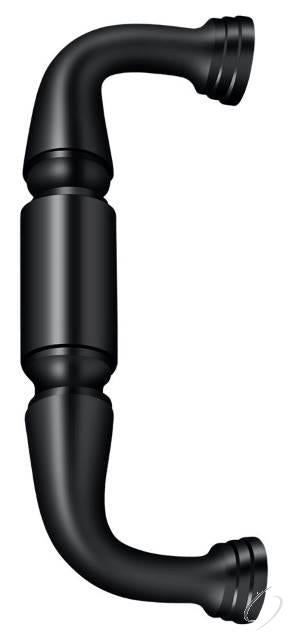 DP675U19 Door Pull; 6"; Black Finish