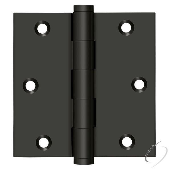 DSB3510B-R 3-1/2" x 3-1/2" Square Hinge; Residential; Oil Rubbed Bronze Finish