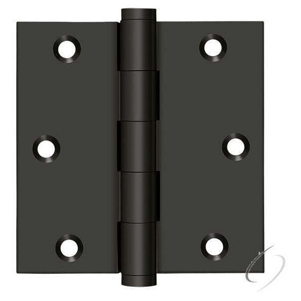 DSB3510B 3-1/2" x 3-1/2" Square Hinge; Oil Rubbed Bronze Finish