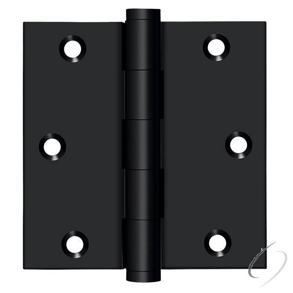 DSB3519 3-1/2" x 3-1/2" Square Hinge; Black Finish