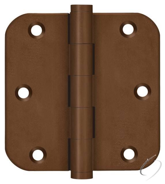 DSB35R510BR-R 3-1/2" x 3-1/2" x 5/8" Radius Hinge; Residential; Bronze Rust Finish