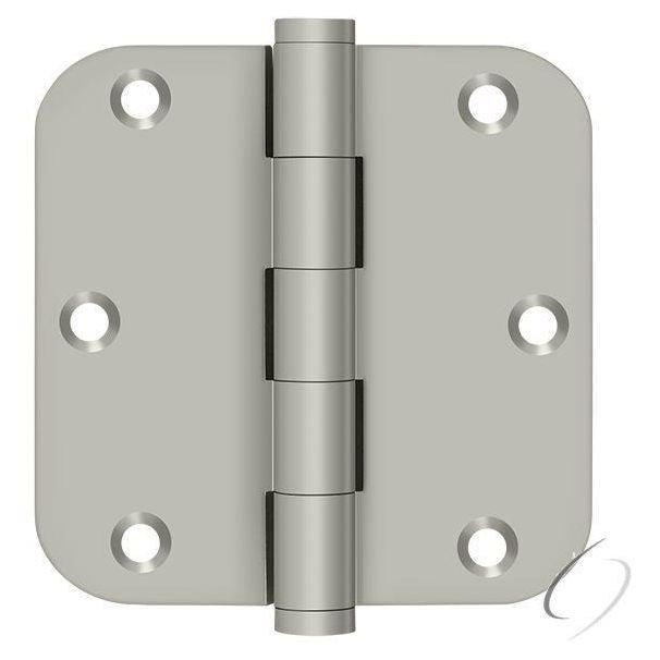DSB35R515 3-1/2" x 3-1/2" x 5/8" Radius Hinge; Satin Nickel Finish