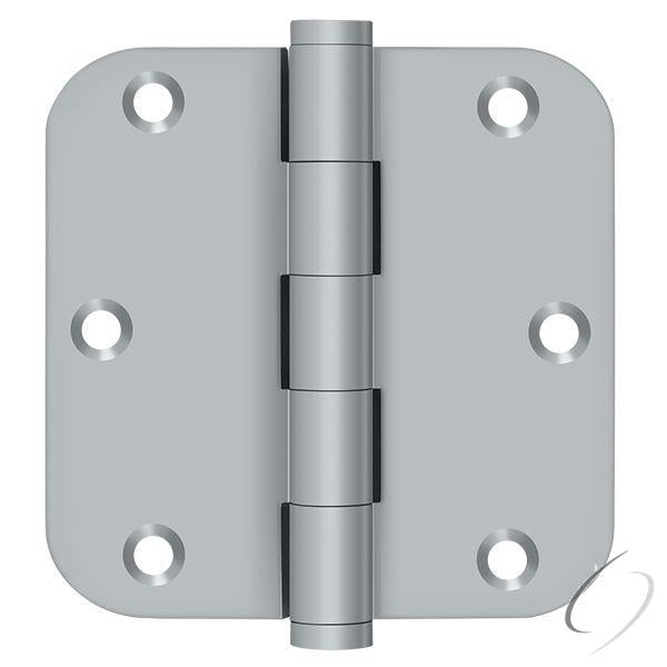 DSB35R526D-R 3-1/2" x 3-1/2" x 5/8" Radius Hinge; Residential; Satin Chrome Finish