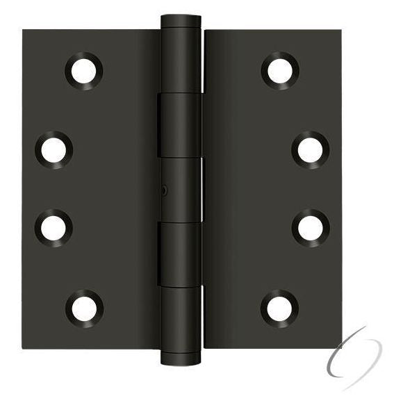 DSB410B 4" x 4" Square Hinge; Oil Rubbed Bronze Finish