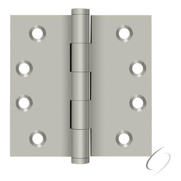 DSB415 4" x 4" Square Hinge; Satin Nickel Finish