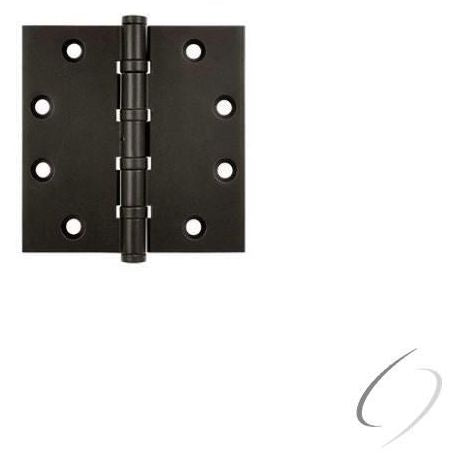 DSB45NB10B 4-1/2" x 4-1/2" Square Hinge; Ball Bearings; Oil Rubbed Bronze Finish