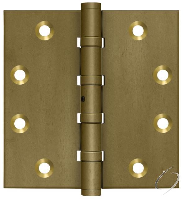 DSB45NB10BM 4-1/2" x 41/2" Square Hinge; Ball Bearings; Bronze Medium Finish