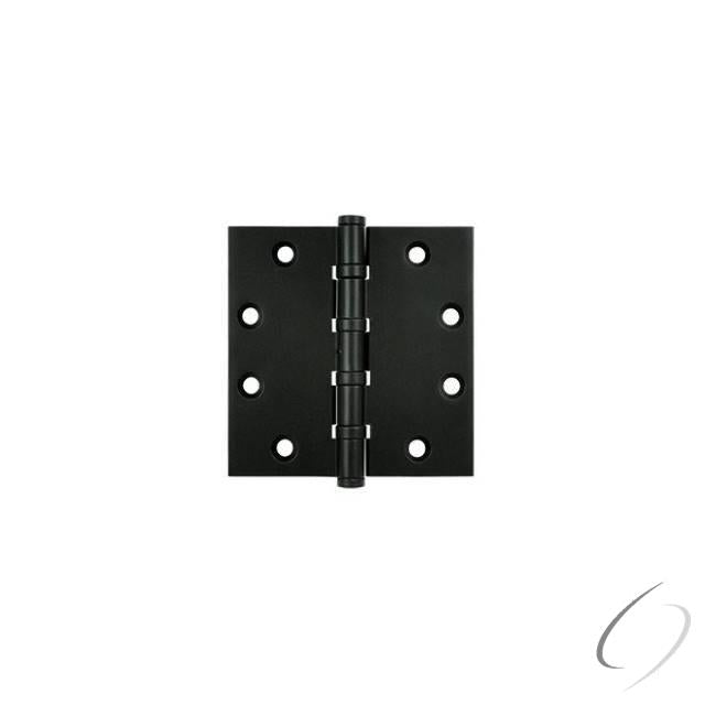 DSB45NB19 4-1/2" x 4-1/2" Square Hinge; Ball Bearings; Black Finish