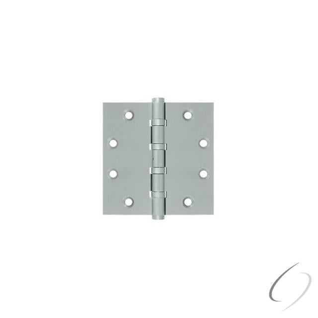 DSB45NB26D 4-1/2" x 4-1/2" Square Hinge; Ball Bearings; Satin Chrome Finish