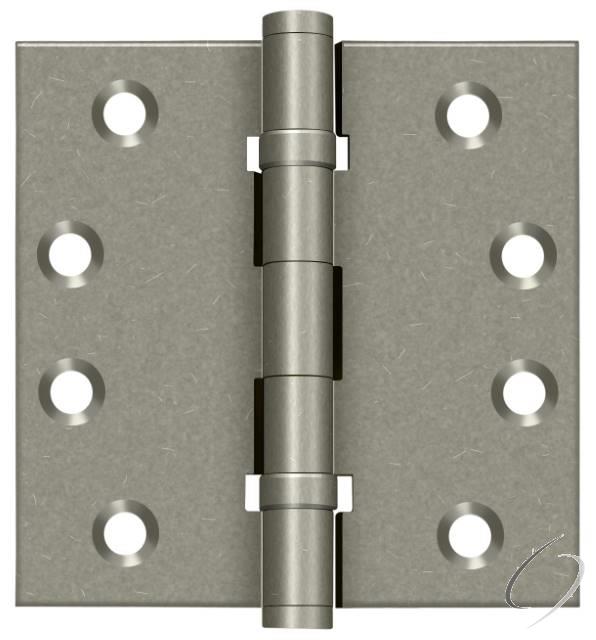 DSB4NB10WL 4" x 4" Square Hinge; Ball Bearings; White Bronze Light Finish