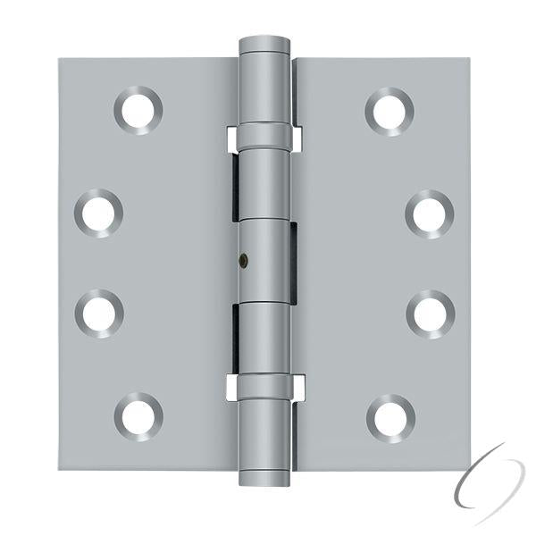 DSB4NB26D 4" x 4" Square Hinge; Ball Bearings; Satin Chrome Finish