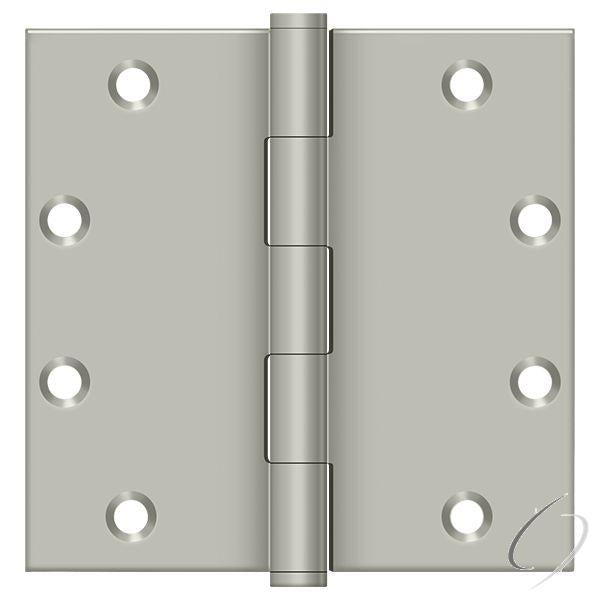 DSB55B15 5" x 5" Square Hinge; Satin Nickel Finish