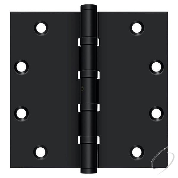 DSB55NB19 5" x 5" Square Ball Bearing Hinge; Black Finish