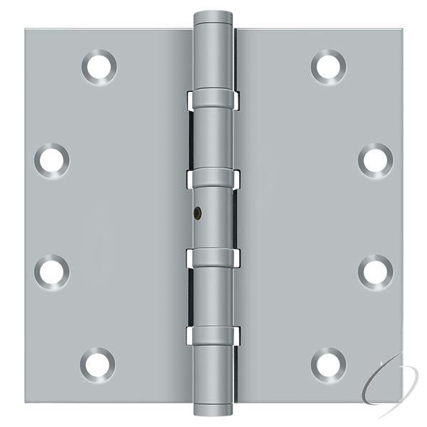 DSB55NB26D 5" x 5" Square Ball Bearing Hinge; Satin Chrome Finish