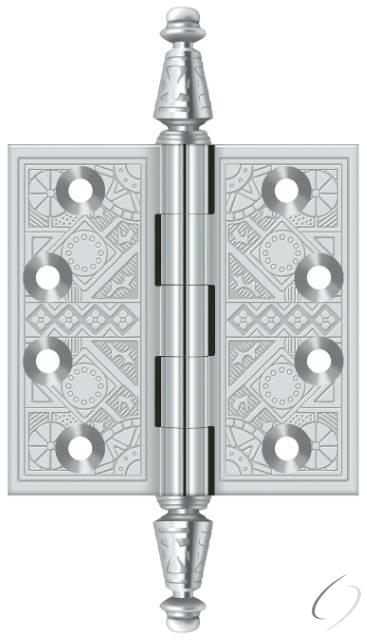 DSBP35U26 3-1/2" x 3-1/2" Square Hinge; Bright Chrome Finish