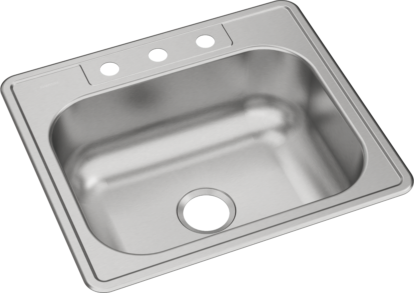 Elkay DSE125223 - Dayton Stainless Steel 25" x 22" x 8-1/16", Single Bowl Drop-in Sink