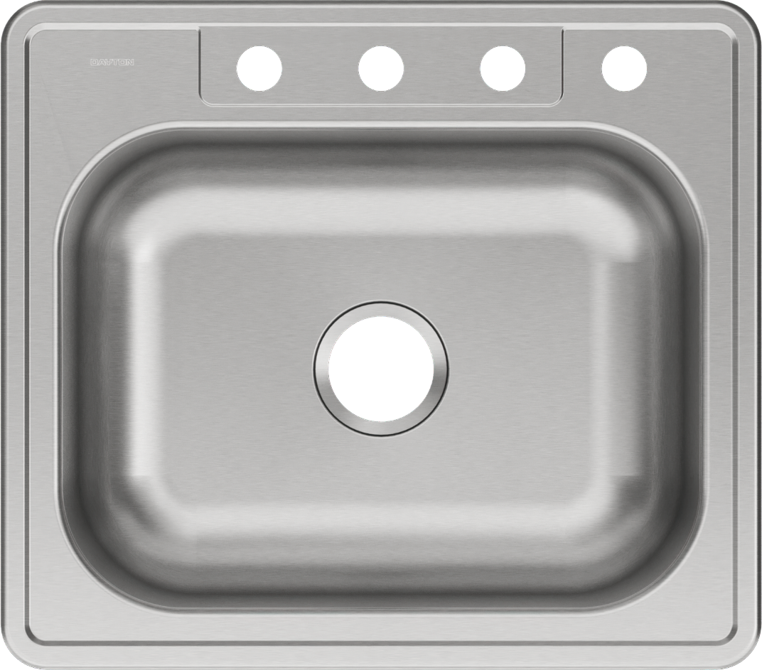 Elkay DSE125224 - Dayton Stainless Steel 25" x 22" x 8-1/16", Single Bowl Drop-in Sink