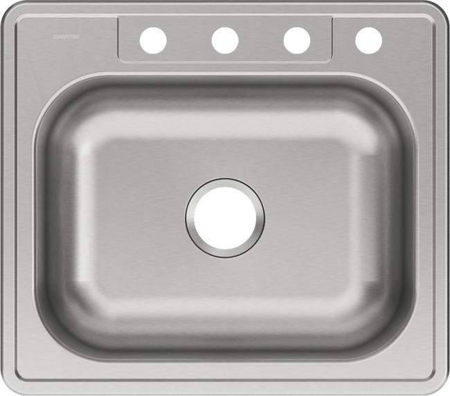 Elkay DSE125224 - Dayton Stainless Steel 25" x 22" x 8-1/16", Single Bowl Drop-in Sink