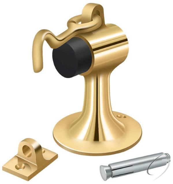 DSF444CR003 Cement Floor Mount Bumper with Holder; Lifetime Brass Finish