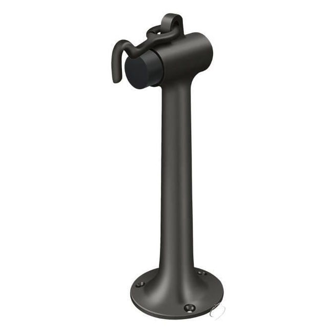 DSF830U10B Floor Mount; 8" Bumper with Hook & Eye; Heavy Duty; Oil Rubbed Bronze Finish
