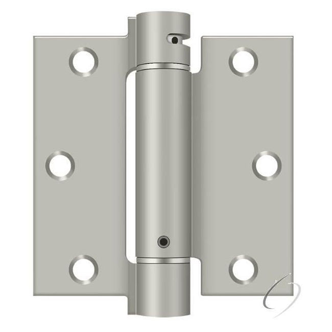 DSH35U15 3-1/2" x 3-1/2" Spring Hinge; Satin Nickel Finish