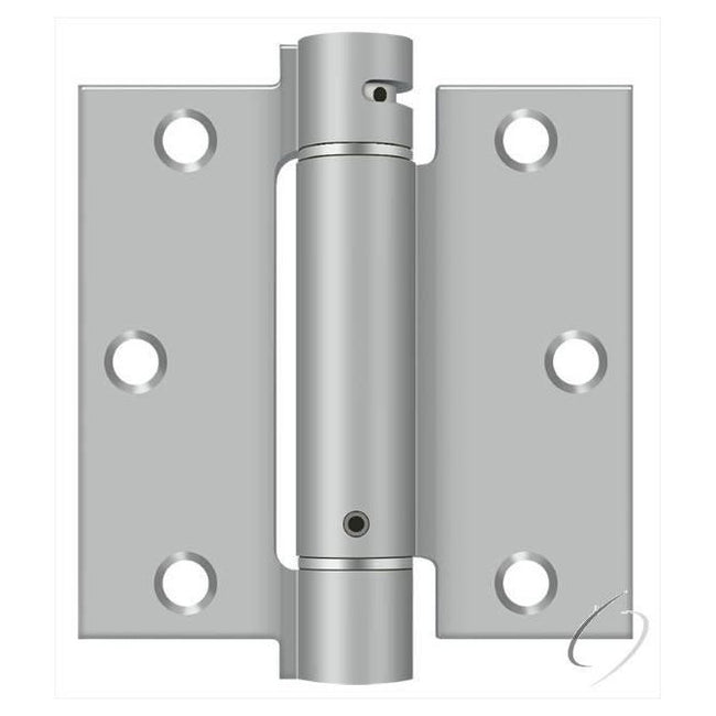 DSH35U32D 3-1/2" x 3-1/2" Spring Hinge; Satin Stainless Steel Finish