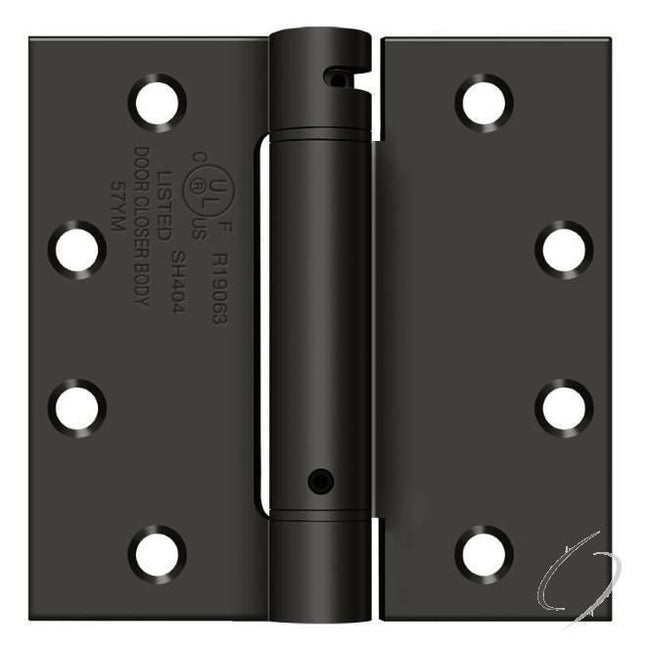DSH45U10B 4-1/2" x 4-1/2" Spring Hinge; Oil Rubbed Bronze Finish