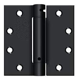 DSH45U1B 4-1/2" x 4-1/2" Spring Hinge Paint Black Finish