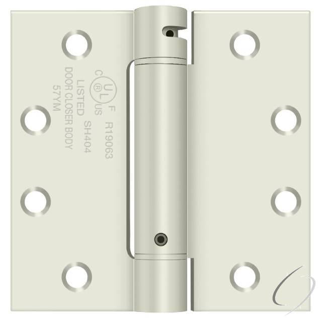 DSH45USPW 4-1/2" x 4-1/2" Spring Hinge; White Finish