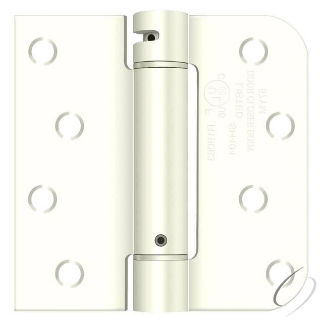 DSH4SR5USPW-RH Right Hand 4" x 4" Square by 5/8" Round Spring Hinge