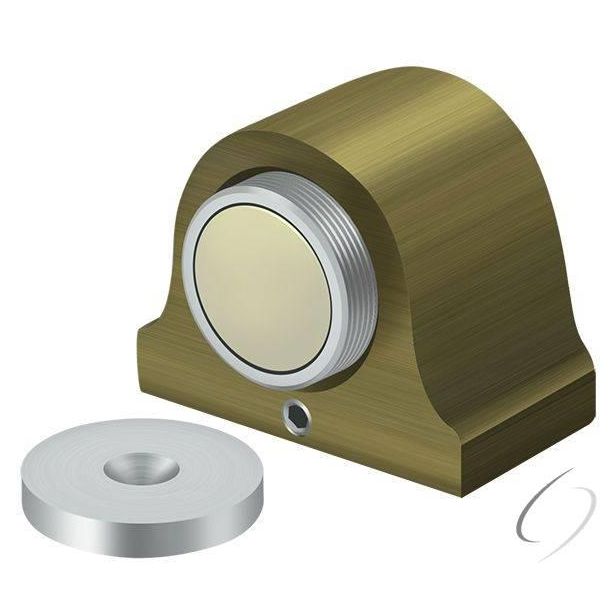 DSM125U5 Magnetic Dome Stop; Antique Brass Finish