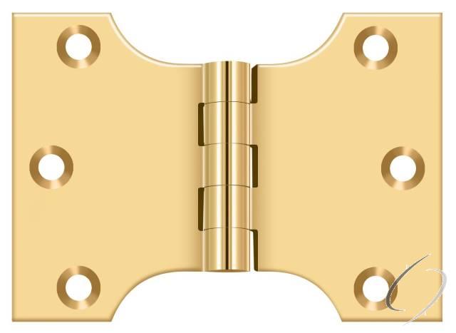 DSPA3040CR003 3" x 4" Hinge; Lifetime Brass Finish