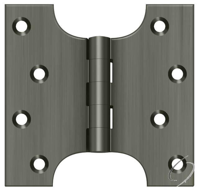 DSPA4040U15A 4" x 4" Hinge; Antique Nickel Finish