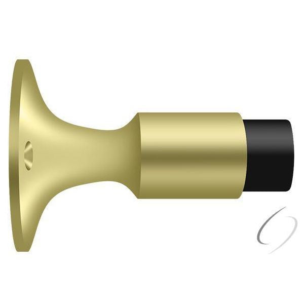 DSW325U3 Wall Mount Bumper; Bright Brass Finish