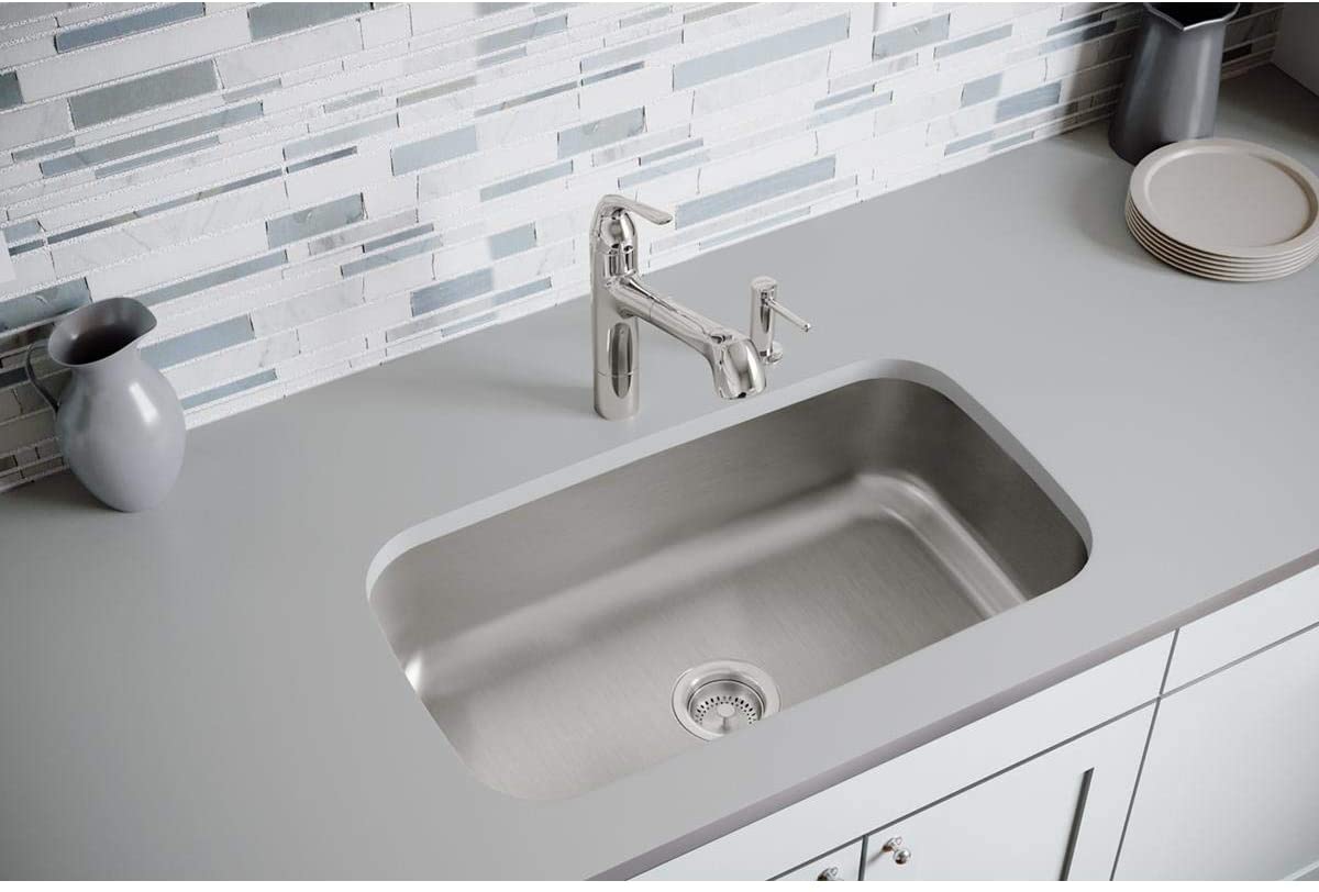 Elkay DXUH2816 - Elkay DXUH2816 Dayton Single Bowl Undermount Stainless Steel Sink