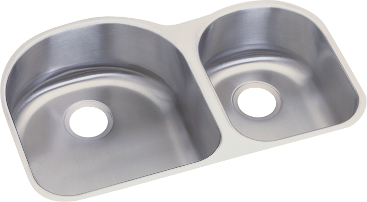 Elkay DXUH3119R - Dayton Stainless Steel 31-1/4" x 20" x 8", Offset 60/40 Double Bowl Undermount Sin