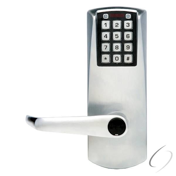 Kaba Simplex E2031BLL62641 Eplex Cylindrical Electronic Pushbutton Lock with 1/2" Throw and 2-3/4" B