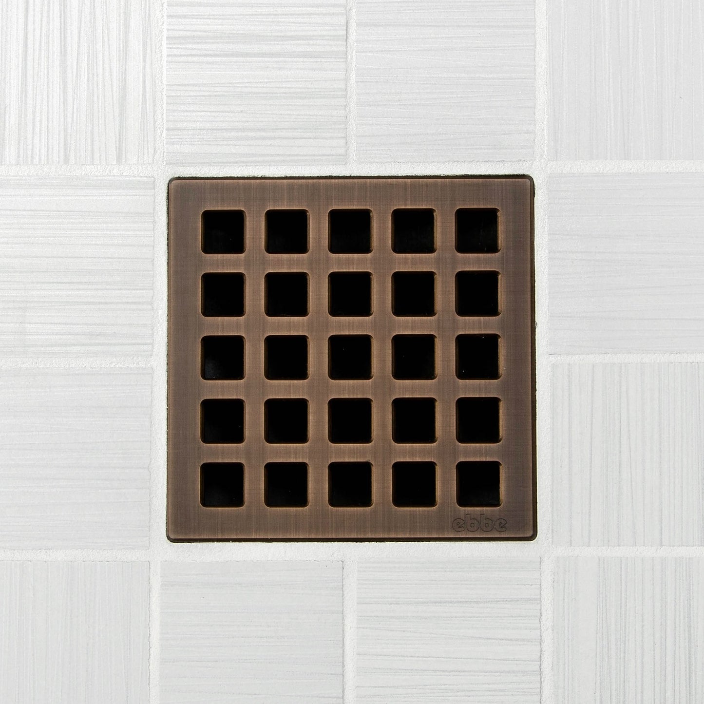 E4803-ORB - Quadra Unique Drain Cover in Oil Rubbed Bronze