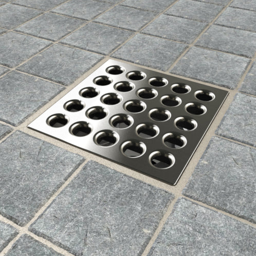 E4404 - PRO Drain Cover in Brushed Nickel
