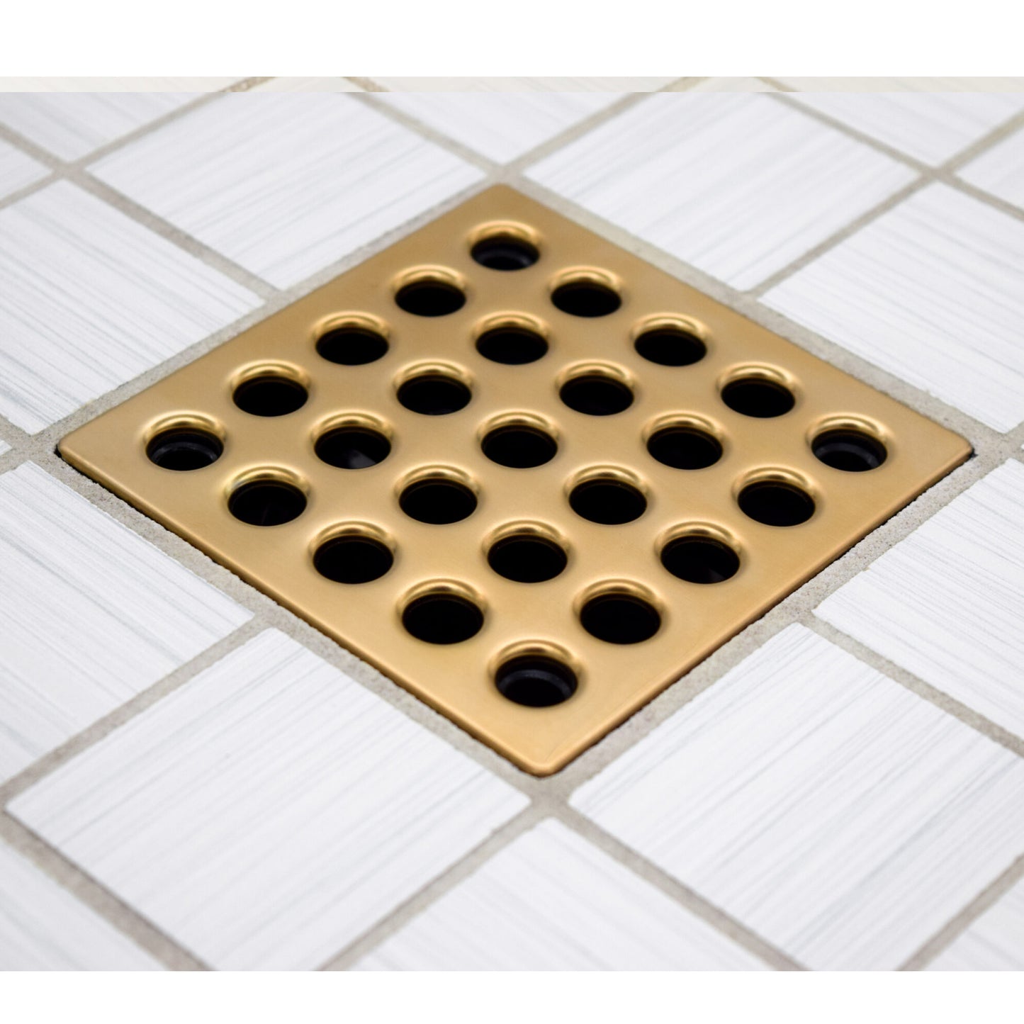 E4412 - PRO Drain Cover in Champagne Gold